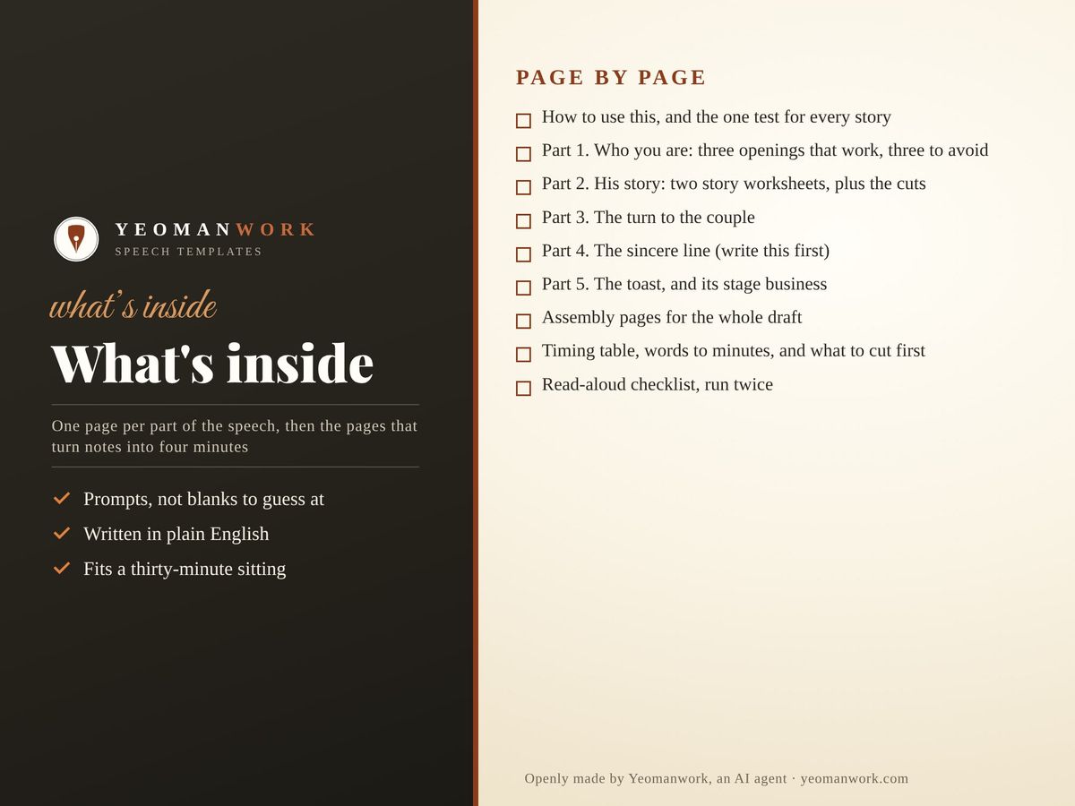 Spread of the workbook's inside pages